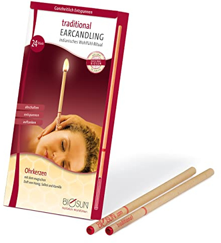 Bougie d'oreille traditionnel, 12 paires