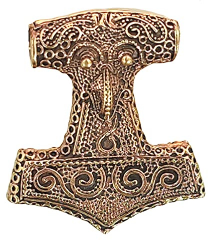 Kiss of Leather Colgante de martillo de Thor, bronce n.º 57