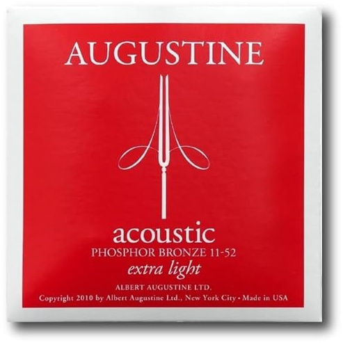 Augustine Akustik-Gitarren Saiten - Acoustic Phosphor Bronze - Satz - Extra-Light .011 - .052