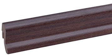 Leiste24 Sockelleisten All Inclusive Paket 26m Fussleisten 40mm Nussbaum
