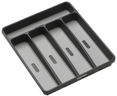 (3) ea Madesmart Housewares 95-29605-06 Small 5 Compartment Granite Silverware Trays