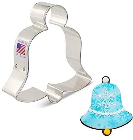 Ann Clark Christmas Church Bell - Cortador de galletas de 3-3/4 pulgadas, fabricado en Estados Unidos