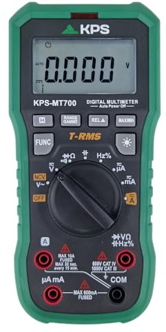 KPS -MT700 Digitales Multimeter TRMS mit USB-Kommunikation AC/DC Spannung 1000 V AC/DC 10 A NCV Hintergrundbeleuchtung Display 6600 CAT IV 600V