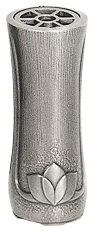GRAFEN Blumenvase aus Messing oder Aluguss, Farbe:Aluguss