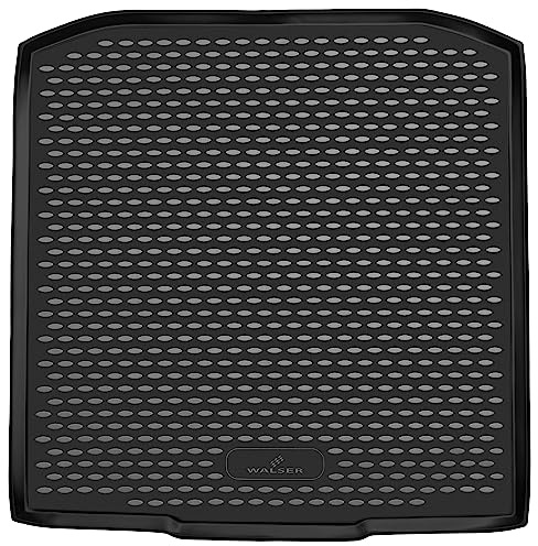 WALSER XTR Kofferraumwanne für Skoda Ocatavia IV (Octavia 4) 01/2020-Heute, 100% passgenaue Antirutschmatte Auto, Gummimatte Auto, Kofferraum Schutzmatte, Anti Rutsch Matte Gummi