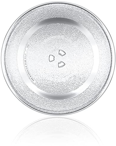 24,4 cm Mikrowellenteller Ersatz für LG, GE, Magic Chef, Hotpoint, Panasonic, Kenmore und kleine Micrwave Glas Drehteller - 24,5 cm Mikrowellen-Tablett Ersatz-Glasplatte