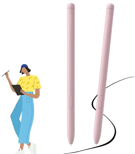 2 Stück Galaxy Tab S6 Lite Stylus Pen Ersatz für Samsung Galaxy Tab S6 Lite (EJ-PP610), Stylus Pen S Pen für Galaxy Tab S6 Lite Stylus Pen, Chiffon-Rose