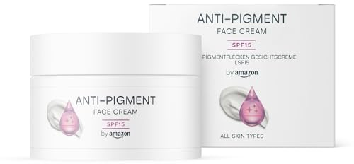 by Amazon Anti-Pigment-Gesichtscreme mit LSF 15, 50 ml