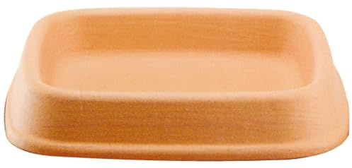 Soucoupe carrée Zeus Impruneta Di Martino - 38 x 38 cm pour pot Ø46 cm