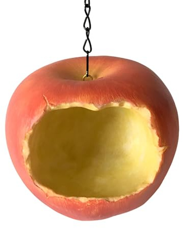 Vogelfutterstation in Obstform, Vogelfutterstation für kleine Vögel | Vogelfutterspender für den Garten für den Außenbereich - Vogelfutterstation für Wildvögel von Früchten im Freien, sauberes Design,