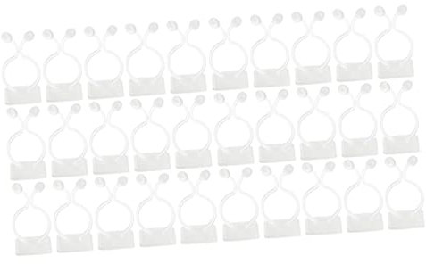 Yardwe 100stücke Selbstklebende Pflanzenfixierung Clips Hochwertige Wandbefestigung Für Kletterpflanzen Unterstützung Sanften Wachstums Von Innenraum-Pflanzen Weiß