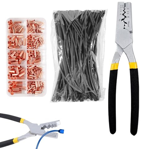 Strumento di crimpatura per tubi in rame, strumento per crimpare raccordi per tubi in rame | Kit di strumenti per crimpare cavi metallici,Kit di strumenti di sicurezza, strumento di crimpatura per