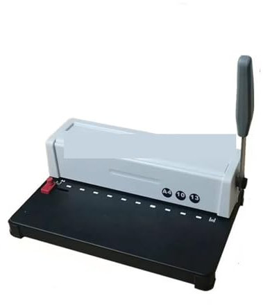 Bindemaschine, 10 löcher Manuelle Bindung Maschine Papier Buch Datei Stanzen Und Binden Maschine Büro Liefert