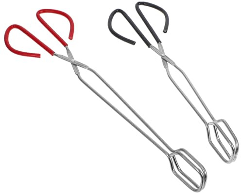 Happyyami Camping Brennholzzange Bbq Kaminzange 15 Zoll Griff Edelstahl Für Outdoor-aktivitäten