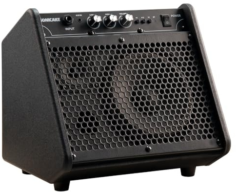 SONICAKE Elektrischer Trommelverstärker 20W Tragbares Bluetooth Lautsprechersystem mit Dual-Driver | Mit Doppellautsprecher