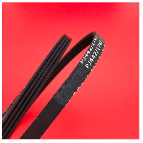 Drive Belt Transfer Belt 1PCS 4 Ribs Rubber Multi Groove Belt Multi Wedge Treadmill Belt Drive Belt 174J/PJ442 Treadmill Motor Bike Fitness V-Belt Transmission Belt