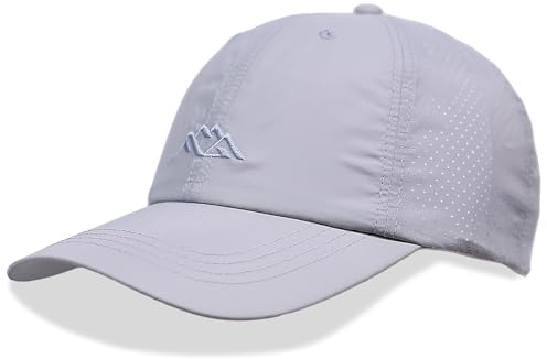 Himozoo Laufkappe Herren, schnelltrocknend, atmungsaktiv, Bergstickerei | Schnelltrocknende Laufkappe Herren, atmungsaktive Sport Cap mit Bergstickerei für Outdoor, Laufen und Wandern
