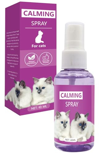 YOLONCE 40ml Spray Herbe à Chat, Spray Anti Stress Chat, Apaisant pour Catly, Facile à Utiliser
