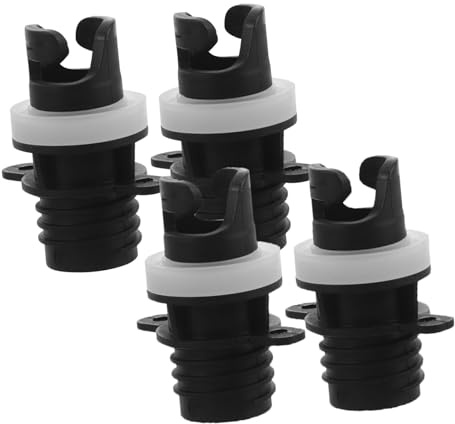 BESPORTBLE 4pcs Air Pump Adapter Set for Inflatable Boat and Paddle Board, Kayak Air Valve Connector, Quick Replacement Pump Attachment for Dinghy and Sup Inflation