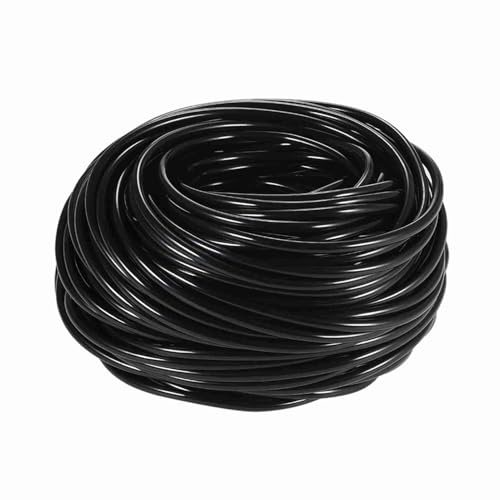 HEEPDD Tubi Flessibili per Irrigazione da Giardino Tubi per Irrigazione a Goccia, Tubo Flessibile in Polietilene per da Giardino Sotterraneo e Fuori Terra Nan (50M)