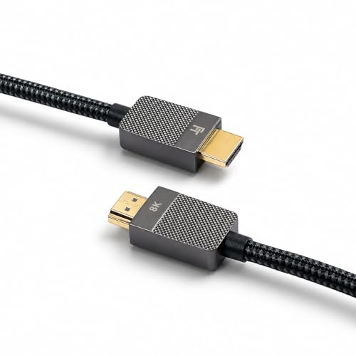 FeinTech ProCupra Cavo HDMI 2 m 8K 60Hz 4K 240Hz 48Gbps eARC CEC Compatibile con TV, PC, Xbox, PS5