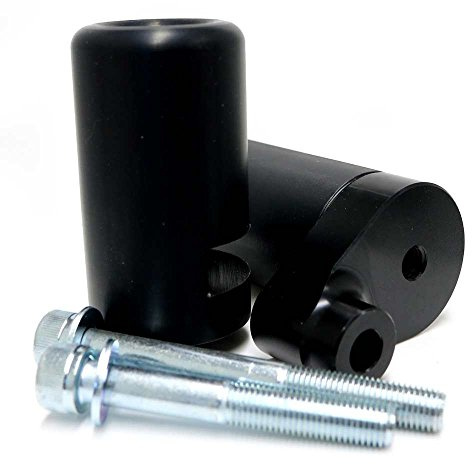 Shogun USA Made Yam YZF-R6 YZF R6 2006 2007 Black No Cut Frame Sliders - 750-6329