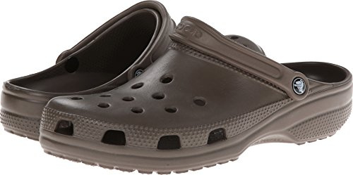 Crocs Unisex Classic Clogs Clogs, Chocolate,7 UK Men/ 8 UK Women