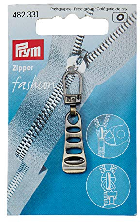 Prym 482331 Fashion-Zipper Leiter altmessing