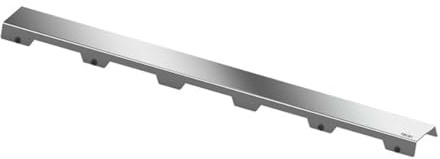 TECE 1 x drainline Fliesenmulde plate (für Duschrinne gerade Edelstahl polierte Sichtkanten), Silber
