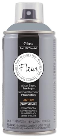 FLEUR DESIGNER'S PAINT | Vernice Spray ad Alta Resistenza e Base Solvente, Fleur Vernice Spray V01, Lucida UV, Formato 300 ml