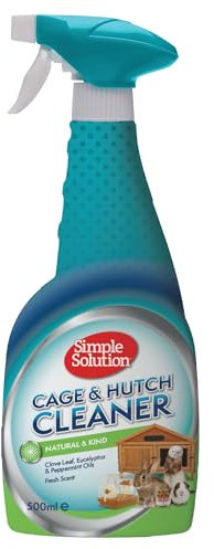 Simple Solution Nettoyant antibactérien naturel pour cage et clapier - 500 ml