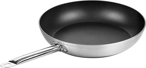 Tescoma 606836 GrandChef Padella Antiaderente, Manico Lungo, Nero, 36 cm