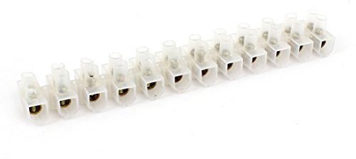 Aexit 400V 60A Steckbarer durchsichtiger Kunststoff mit 12 Positionen und fester Anschlussklemme (b76d5c8f4e1531fe0d2dc418b4ccd2f5)