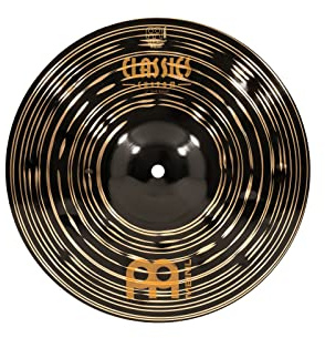 Meinl Cymbals Classics Custom Dark Plato Splash de 12 pulgadas (30,48cm) Platillos de Batería - Bronce B12, Acabado Oscuro (CC12DAS)