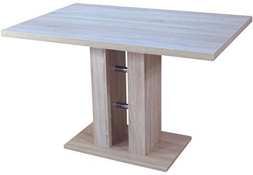 moebel direkt online Säulentisch, Breite 120 cm Alice Eiche-Sonoma-Nachbildung