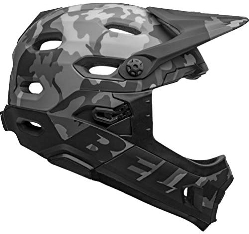 Bell Super DH MIPS Adult Mountain Bike Helmet - Matte/Gloss Black Camo (2022), Medium (55-59 cm)