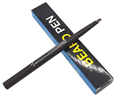 Dunkelbraun Bartstift Wasserfest Bartfüller Stift Friseurstift für Männer, Schnurrbart Reparaturform & Effective Enhance Gesichtshaar