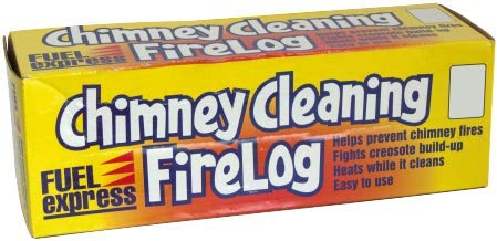 Chimney Cleaning Fire Log - Treats Creosote and Compound Build up - Heats While it Cleans - Free Delivery