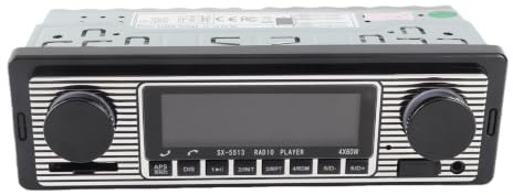 Auto-Stereo-Auto-Radio, Klassischer Auto-Stereo-MP3-Musik-Player mit USB, SD, AUX, FM, InDash-Kopfeinheit (12V)