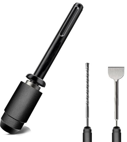 SDS Max to SDS Plus Adapter for Rotary Hammers, Chuck Adaptor Converter, Chuck Drill Converter Shank Quick Tool, Drill Adapter Quick Tool for All SDS Max Drills