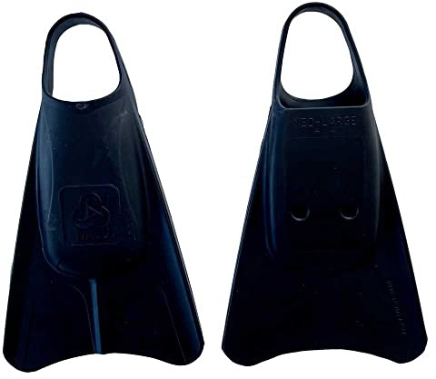 RIP Premium Bodysurf, Bodyboard, Schnorchel Schwimmflossen – Sie schwimmen! - Mittelstufe bis Fortgeschrittene Symmetrische Flossen (Flippers) Seitliche Rippen & Gummi Klingen, Komfort,