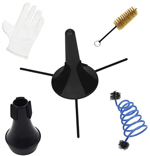 Abaodam Trompeten Reinigungsset Mit Flexibler Bürste Und Posaunen-zubehör Für Musical Instrumente Ventilgehäusebürste Und Trompetenreiniger Für Effektive Pflege