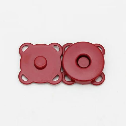 10/14/18 mm Magnetknöpfe DIY Magnetdruckknöpfe Geldbörsenverschluss Verschlüsse Metall Unsichtbarer Geldbörsenknopf Taschenzubehör Bastelschnalle-7–10 mm 5 Stück