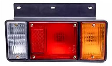 LONPEXDT Feux Arrière Pour Isuzu Pour NPR ELF NKR NHR NLR Camion 1987-2022 Voiture Pare-chocs Arrière Feu Arrière Feu Stop Feu Signalisation Chauffant Lampe Réflecteur 12V Feux Remorque(Droit)