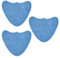 MADGININE Steam Mops 3 Pack Steam Mop Pads Steam Mop Pads Replacement Parts Machine Washable Microfiber Cleaning Pad Compatible with Vax Compatible with S-86-Sf-Cc S7 S7-A S2 S2s S2st (Blue)