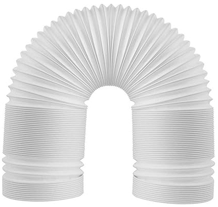 Generic 1pc Air Conditioning Exhaust Duct Retractable Air Hose Pump Hose Nozzle Portable Air Mobile Air Conditioner Hose Soaker Submersible above Pipe White Hickon Polypropylene Material