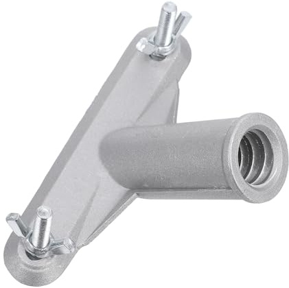 SHINEOFI Besenkopfverbinder aus Aluminiumlegierung, Silber, für Besenstiele | Portable Ausführung, für Reinigungsarbeiten, Verbessert die Reinigungseffizienz