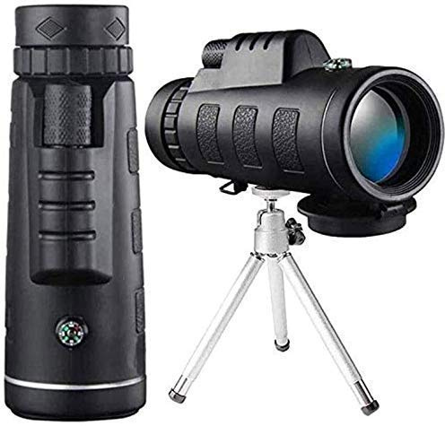 , 40x60 Hochleistungs-HD-Monokular für die Vogelbeobachtung für Erwachsene mit Smartphone-Halterung und Stativ, BAK4-Prisma für die Wildtierjagd, Camping und Reisen –