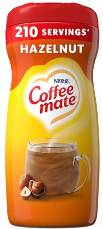 Coffee-mate Hazelnut Powdered Coffee Creamer, 15-Ounce Packages (Pack of 6)