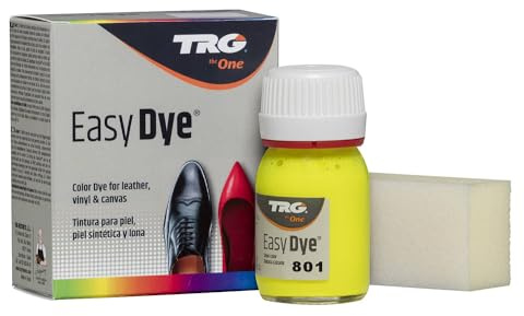 TRG The One Easy Dye, Farbe zur Wiederherstellung der Lederschuhfarbe, Gelb (801 Yellow Fluorescent), 25 ml
